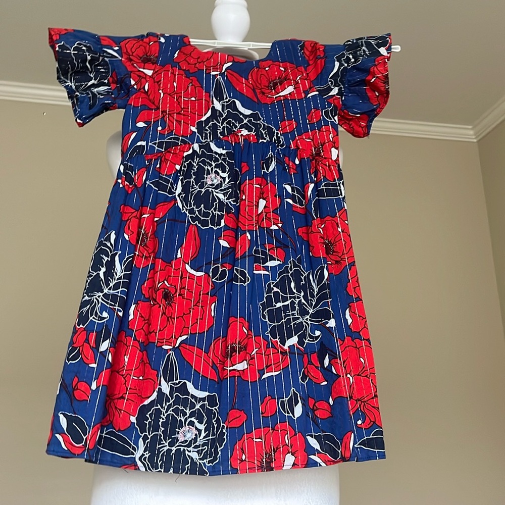 Girl's Lurex Floral Dress by Janie and Jack